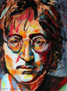 John+Lennon+Original+Oil+Pop+Portrait+Painting+by+Derek+Russell